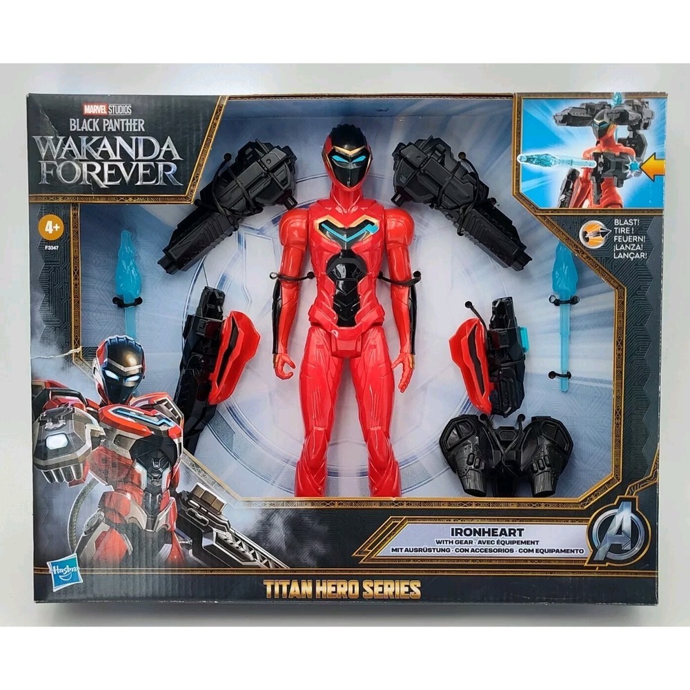 IRONHEART HASBRO WAKANDA FOREVER‎ BLACK PANTHER w/ gear 📸SEE PICS📸🎄🎄